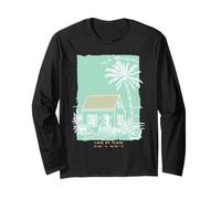 Isla Mujeres Mexique Souvenir Cancun Vintage Beach Art Manche Longue