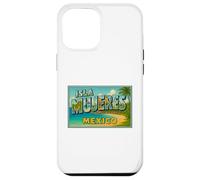 Isla Mujeres Mexique Vintage Voyage Souvenir Post Art Graphique Coque pour iPhone 12 Pro Max