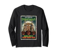 Isla Nublar Fright Night Jurassic Park Motif Halloween Manche Longue