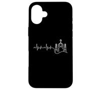 Islam Heartbeat - Religion Islamique Ramadan Musulman Allah Coque pour iPhone 16 Plus