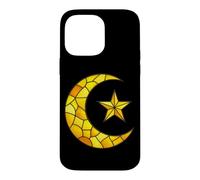 Islam Symbole vitrail Islamique Religieux Musulman Coque pour iPhone 14 Pro Max