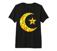 Islam Symbole vitrail Islamique Religieux Musulman T-Shirt Haut de Gamme