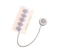 Islamics Star Moon Symbol Metal Buttons Ensemble De Vêtements Élégants Bijoux Pour Hommes Vêtements Pour Hommes Décoration Et Styles Amélioration Broche Religieuse En Alliage