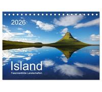 ISLAND 2026 - Faszinierende Landschaften (Tischkalender 2026 DIN A5 quer), CALVENDO Monatskalender: Jeden Monat ein faszinierendes Bild von Island - ... Wetterstimmungen, eine unberührte Natur