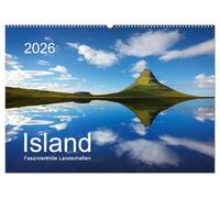 ISLAND 2026 - Faszinierende Landschaften (Wandkalender 2026 DIN A2 quer), CALVENDO Monatskalender: Jeden Monat ein faszinierendes Bild von Island - ... Wetterstimmungen, eine unberührte Natur