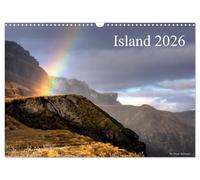 Island 2026 (Wandkalender 2026 DIN A3 quer), CALVENDO Monatskalender: Island - Polarlichter, Gletscher und Vulkane