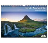 Island - Augenblicke 2026 (Wandkalender 2026 DIN A2 quer), CALVENDO Monatskalender: Die raue Schönheit der europäischen Vulkaninsel