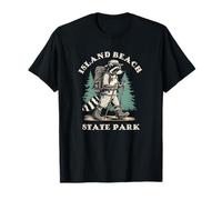 Island Beach State Park New Jersey Randonnée Trail Raton Laveur T-Shirt