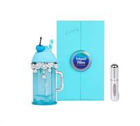 Island Bliss Eau de parfum longue durée pour femme avec atomiseur rechargeable 5 ml Parfum tropical avec notes de noix de coco, vanille et fleur d'oranger