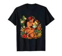 Island Dancer révèle Un Petit Monde dans Une Noix de Coco T-Shirt