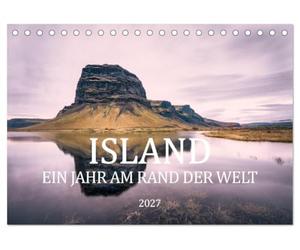 Island. Ein Jahr am Rand der Welt (Tischkalender 2027 DIN A5 quer), CALVENDO Monatskalender: Ein fotografischer Streifzug durch die raue Schönheit ... und dem einzigartigen Licht des Nordens.