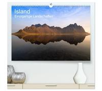 Island - einzigartige Landschaften (hochwertiger Premium Wandkalender 2026 DIN A2 quer), Kunstdruck in Hochglanz: Das Land aus Eis und Feuer in einem wunderschönen Kalender vereint.