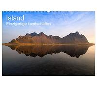 Island - einzigartige Landschaften (Wandkalender 2026 DIN A2 quer), CALVENDO Monatskalender: Das Land aus Eis und Feuer in einem wunderschönen Kalender vereint.