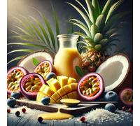 Island Élan - Arôme concentré Fruit de la Passion-Ananas-Noix de Coco - Vegan - Sasami - 100ml