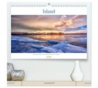 Island - faszinierende Landschaften im Süden (hochwertiger Premium Wandkalender 2026 DIN A2 quer), Kunstdruck in Hochglanz: Landschaftsbilder Islands, die fast schon surreal wirken
