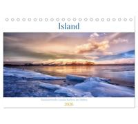 Island - faszinierende Landschaften im Süden (Tischkalender 2026 DIN A5 quer), CALVENDO Monatskalender: Landschaftsbilder Islands, die fast schon surreal wirken