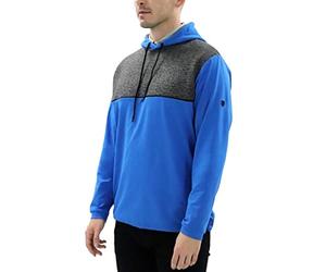 Island Green Couleur Capuche Hommes Pull de Golf - Marine/Charcoal/Noir - L