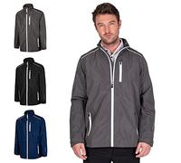 Island GREEN Essentials Veste de golf imperméable zippée pour homme