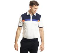 Island Green Panelled Polo Top Mens Blanc Petit Male