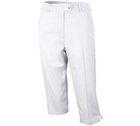 Island Green Pantacourt de golf pour femme, Femme, Pantalon de golf, IGLPNT1487SS_WHIT_10, blanc, 10 Extra Short