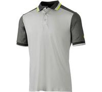 Island Green - Polo pour homme - Emblème PB193 (L) (Gris argenté/Charbon de bois)