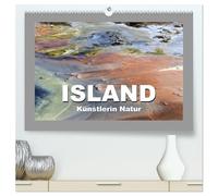 Island - Künstlerin Natur (hochwertiger Premium Wandkalender 2026 DIN A2 quer), Kunstdruck in Hochglanz: Überraschende Farbspiele, faszinierende ... Islands, die oftmals übersehen werden.