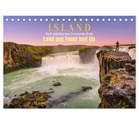 Island, Land aus Feuer und Eis: Sich ständig neu formende Erde (Tischkalender 2026 DIN A5 quer), CALVENDO Monatskalender: Zwischen Geysiren und Gletschern - Das wilde Herz des Nordens
