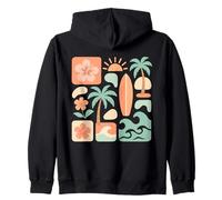 Island Mood Tropical Boho Esthétique Fille Sweat à Capuche