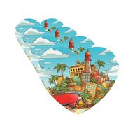 Island of Cuba Lot de 4 désodorisants de voiture à suspendre en forme de cœur pour voiture, maison, bureau, placard, salle de bain