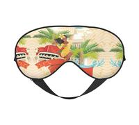 Island of Cuba Masque de sommeil pour homme et femme avec sangle réglable facile pour les voyages