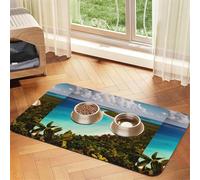 Island Of Cuba Nappe en cuir absorbant pour animaux domestiques 60 x 40 cm Épaisseur 4 mm