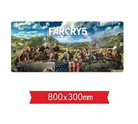 Island Survival Mouse Mat Gaming, 800 X 300 X 3 Mm, Base en Caoutchouc Antidérapante, Précision Et Vitesse Optimales, Compatible avec Les Souris Laser Et Optiques, I