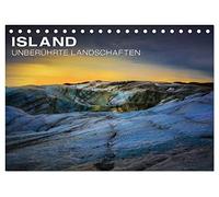 Island - Unberührte Landschaften (Tischkalender 2026 DIN A5 quer), CALVENDO Monatskalender: Jeden Monat ein Stück Island - Die schönsten Wasserfälle und größten Gletscher Europas