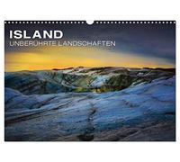 Island - Unberührte Landschaften (Wandkalender 2026 DIN A3 quer), CALVENDO Monatskalender: Jeden Monat ein Stück Island - Die schönsten Wasserfälle und größten Gletscher Europas