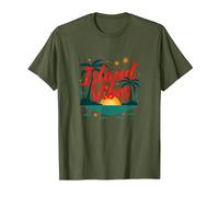 Island Vibes Only : Tropical Paradise Sunset Getaway T-Shirt