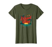 Island Vibes Only : Tropical Paradise Sunset Getaway T-Shirt