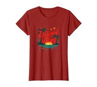 Island Vibes Only : Tropical Paradise Sunset Getaway T-Shirt