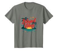 Island Vibes Only : Tropical Paradise Sunset Getaway T-Shirt