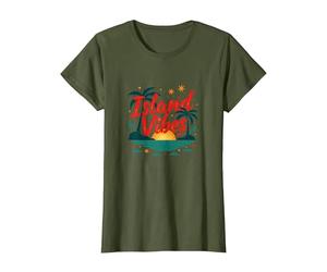 Island Vibes Only : Tropical Paradise Sunset Getaway T-Shirt