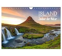 ISLAND - Zauber der Natur (Wandkalender 2026 DIN A4 quer), CALVENDO Monatskalender: Vulkaninsel am Rande Europas