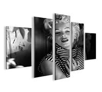 islandburner BILD Bilder Auf Leinwand Marilyn Monroe v15 MF XXL Poster Leinwandbild Wandbild Dekoartikel Wohnzimmer Marke