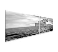 islandburner IKPJ-2K Impression sur toile Live Love Laugh Texte Panneau Panneau Images murales Poster