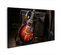 islandburner Image sur toile Guitare électrique classique pour les fans de musique dans le salon - Édition K1