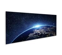 islandburner Image sur toile Lever de soleil sur l'Europe et les villes lumineuses de la Terre Images murales Poster