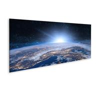 islandburner Image sur toile Lever de soleil sur Terre vu de l'espace Images murales Poster