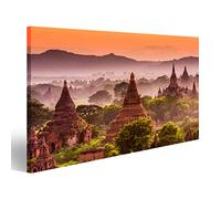 islandburner Image sur toile - Motif vieux temple du Bagan Myanmar