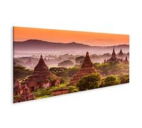 islandburner Image sur toile - Motif vieux temple du Bagan Myanmar
