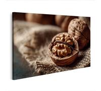 islandburner Image sur toile murale esthétique avec noyers à lumière naturelle - Edition K1