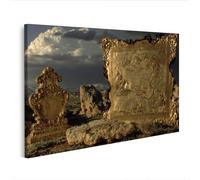 islandburner Image sur toile Mystique Carte du Pays des Dragons Décoration Murale Salon Pour Les Aventuriers - Edition S5