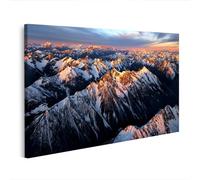 islandburner Image sur toile - Paysage alpin majestueux - Décoration murale pour salon pour les amoureux de la nature - Édition F11